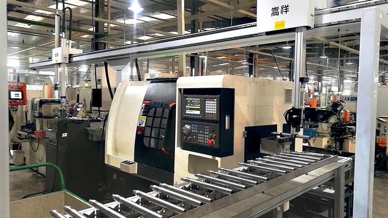 桁架机械手手爪1.5kg棒料手指应用实拍